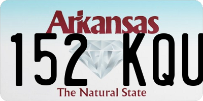 AR license plate 152KQU