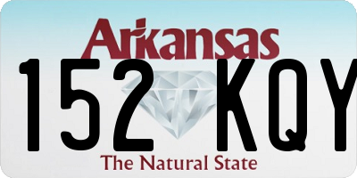 AR license plate 152KQY