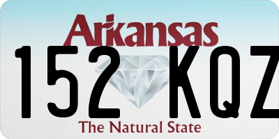 AR license plate 152KQZ