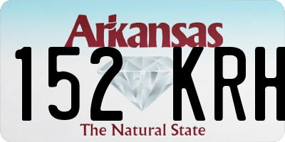 AR license plate 152KRH