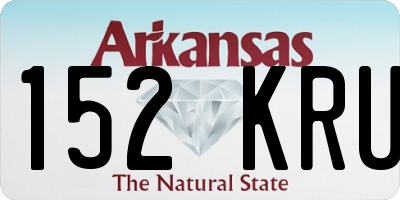 AR license plate 152KRU