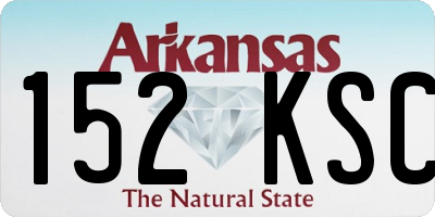 AR license plate 152KSC
