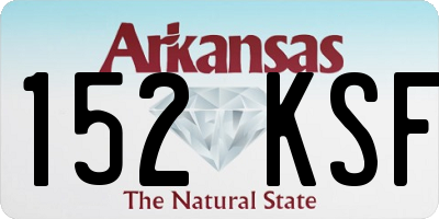 AR license plate 152KSF
