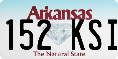 AR license plate 152KSI