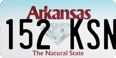 AR license plate 152KSN