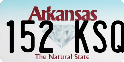 AR license plate 152KSQ