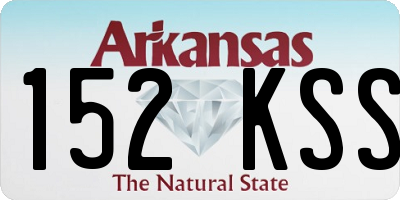 AR license plate 152KSS