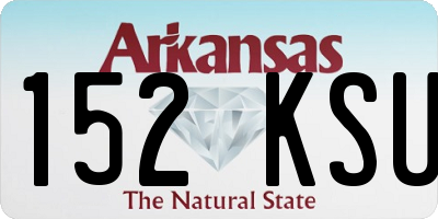 AR license plate 152KSU