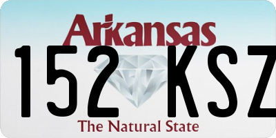 AR license plate 152KSZ
