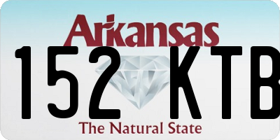 AR license plate 152KTB
