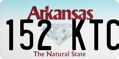 AR license plate 152KTC
