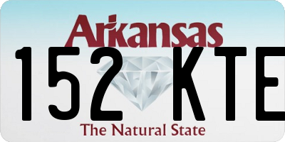 AR license plate 152KTE