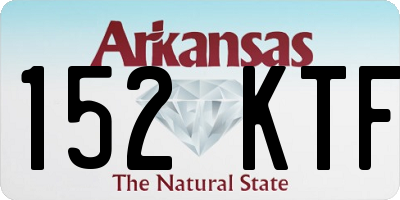 AR license plate 152KTF