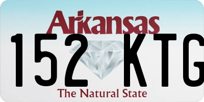 AR license plate 152KTG