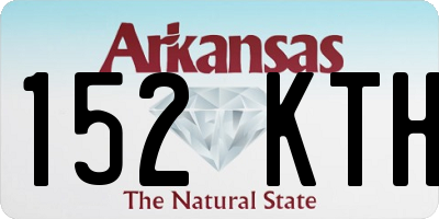 AR license plate 152KTH