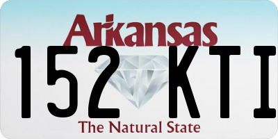 AR license plate 152KTI