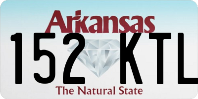 AR license plate 152KTL