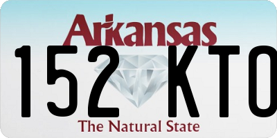 AR license plate 152KTO