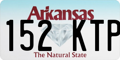 AR license plate 152KTP