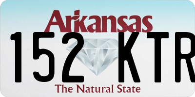 AR license plate 152KTR
