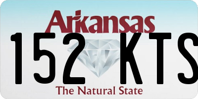 AR license plate 152KTS