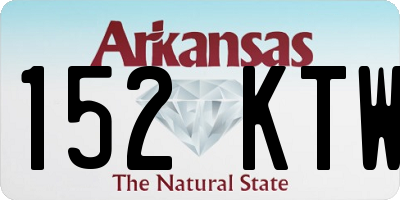 AR license plate 152KTW