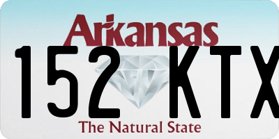 AR license plate 152KTX
