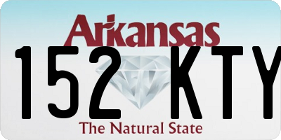 AR license plate 152KTY