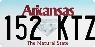 AR license plate 152KTZ