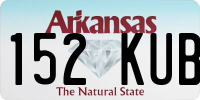 AR license plate 152KUB