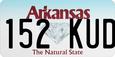 AR license plate 152KUD