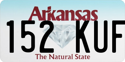 AR license plate 152KUF