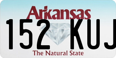 AR license plate 152KUJ