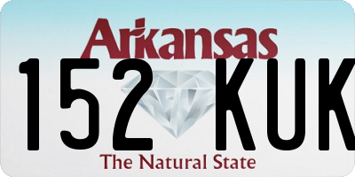 AR license plate 152KUK