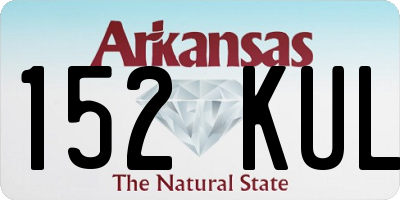 AR license plate 152KUL