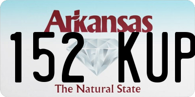 AR license plate 152KUP