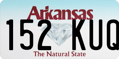 AR license plate 152KUQ