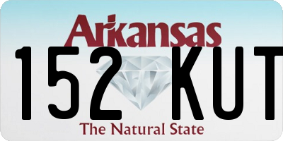 AR license plate 152KUT
