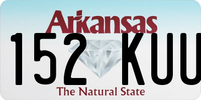 AR license plate 152KUU