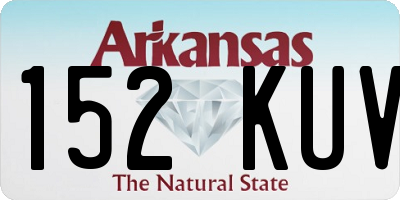 AR license plate 152KUV