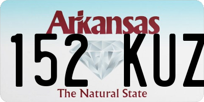 AR license plate 152KUZ