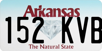 AR license plate 152KVB