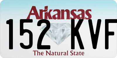 AR license plate 152KVF