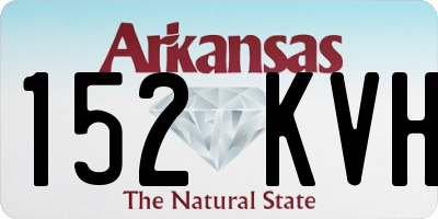 AR license plate 152KVH