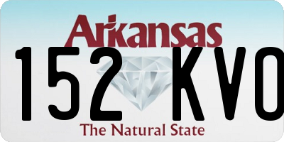 AR license plate 152KVO