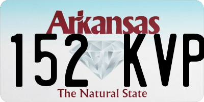 AR license plate 152KVP