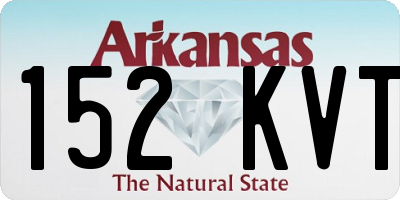 AR license plate 152KVT
