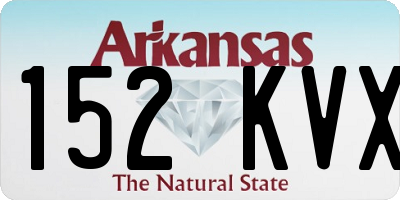 AR license plate 152KVX