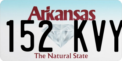 AR license plate 152KVY