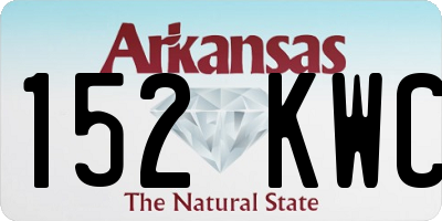 AR license plate 152KWC